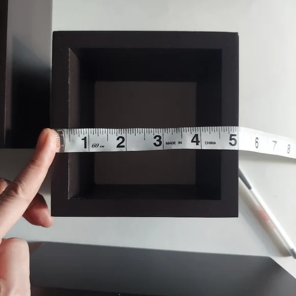 NWOT shadow boxes or cube display shelves - comes with screws, etc - Picture 6 of 10